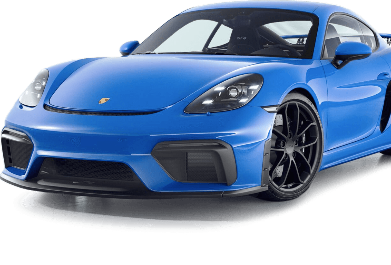 Blue sports car